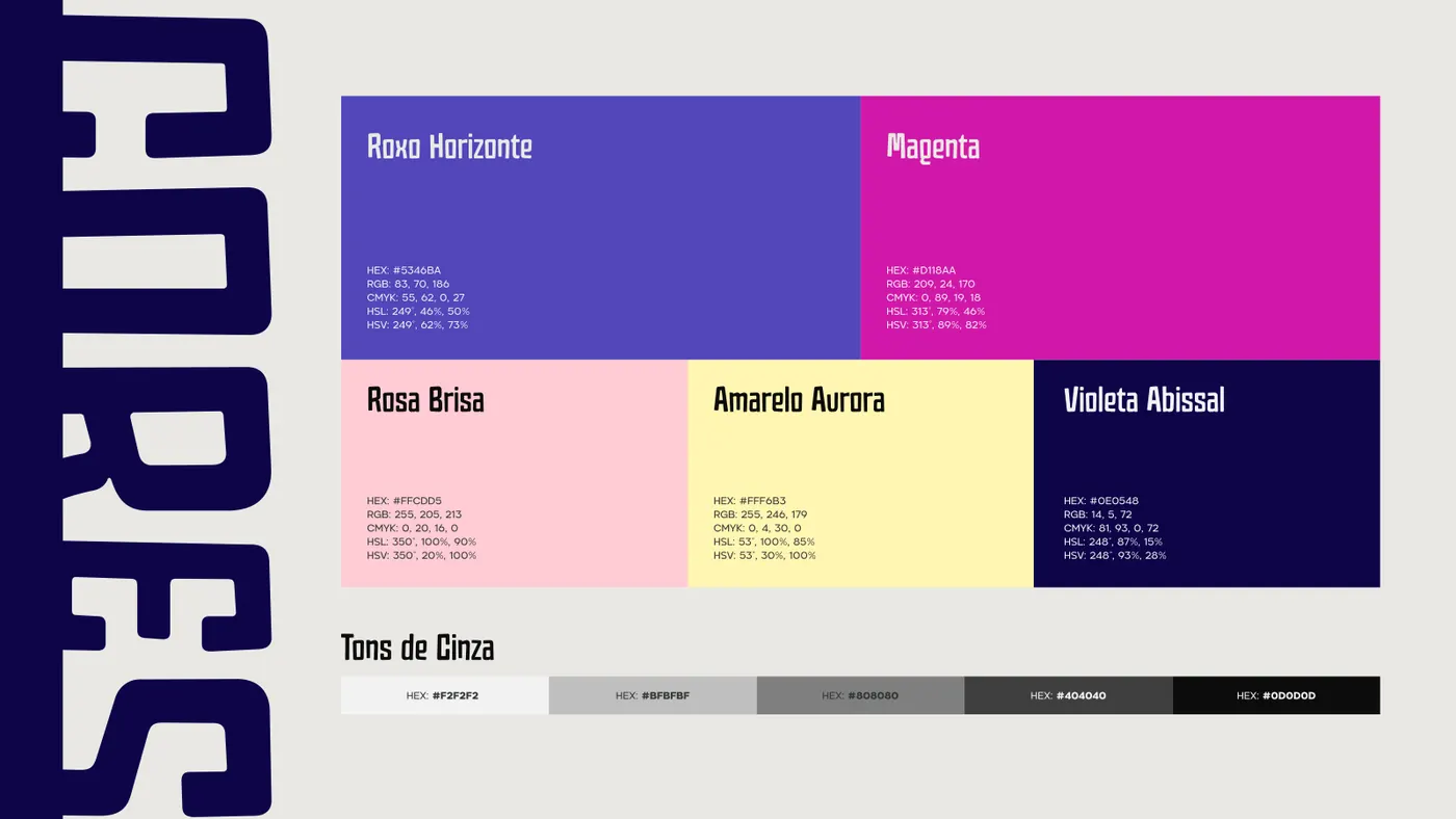 Expo Orquídea color palette