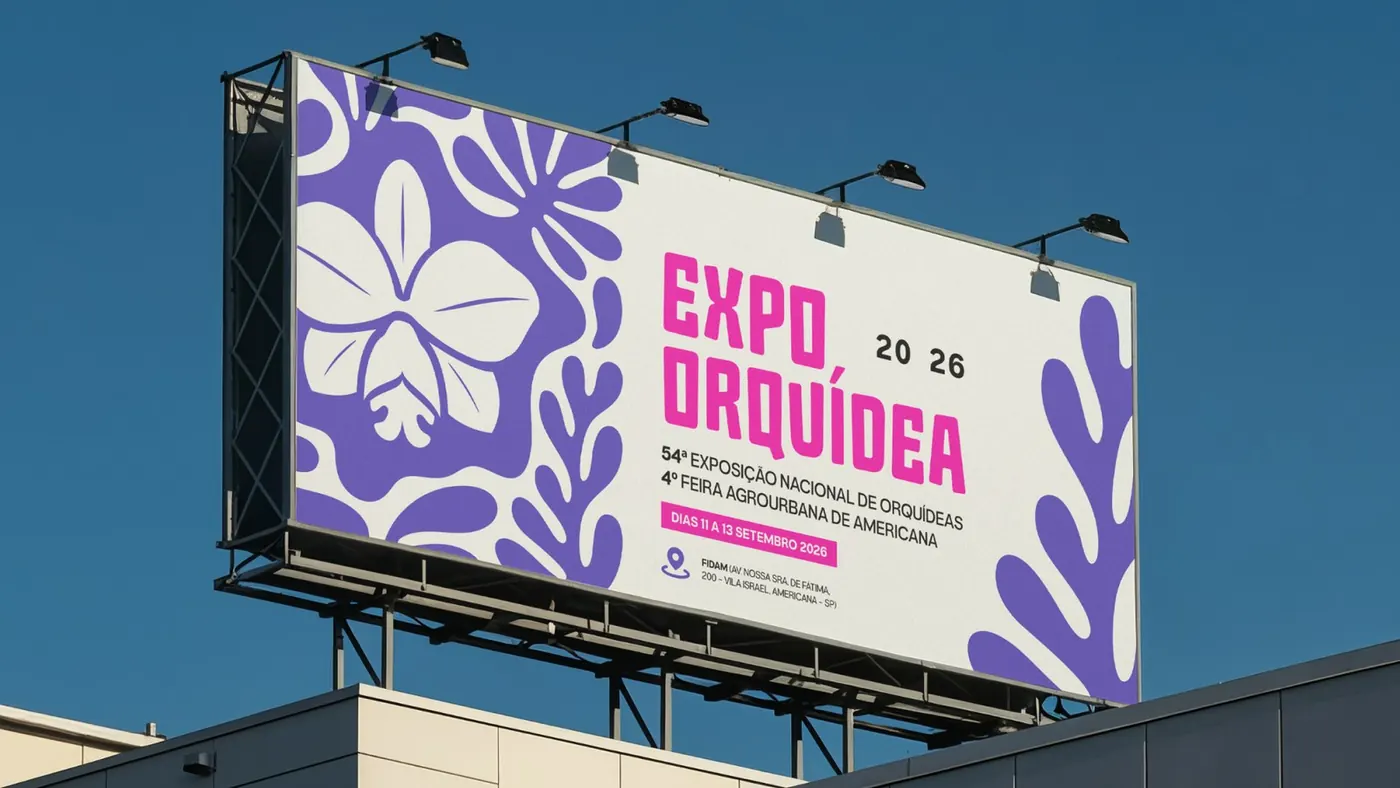 Billboard for the 54th National Orchid Exhibition