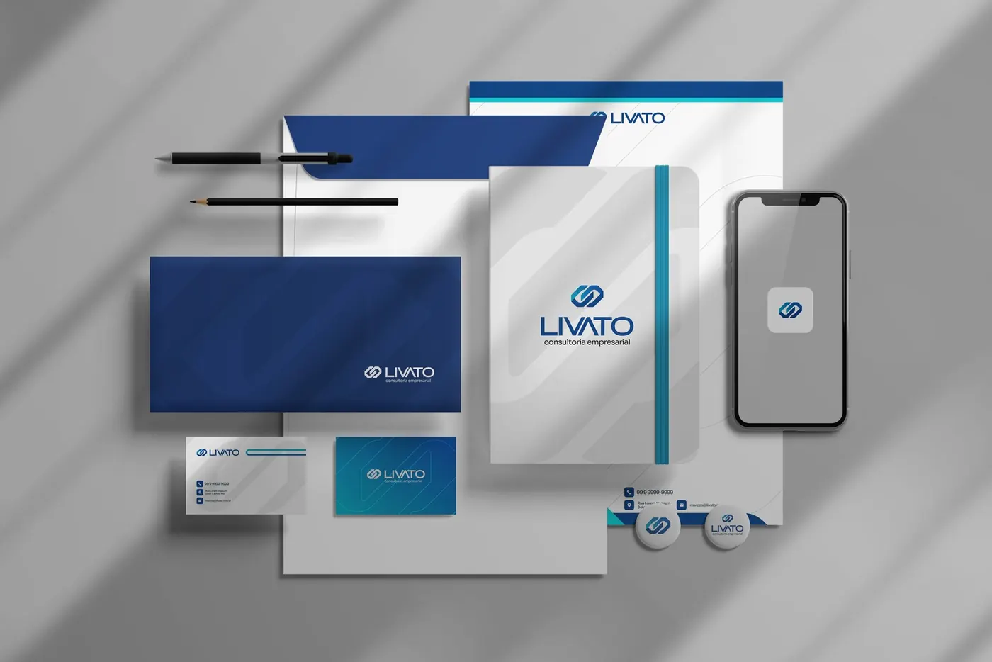 Livato Consultoria stationery