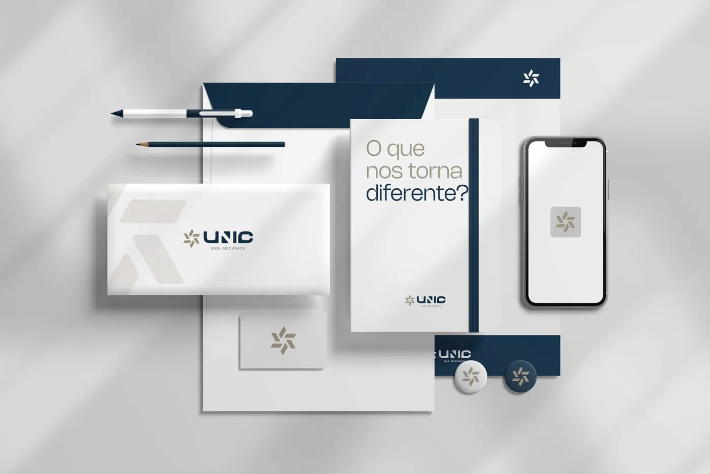 Unic Engenharia stationery